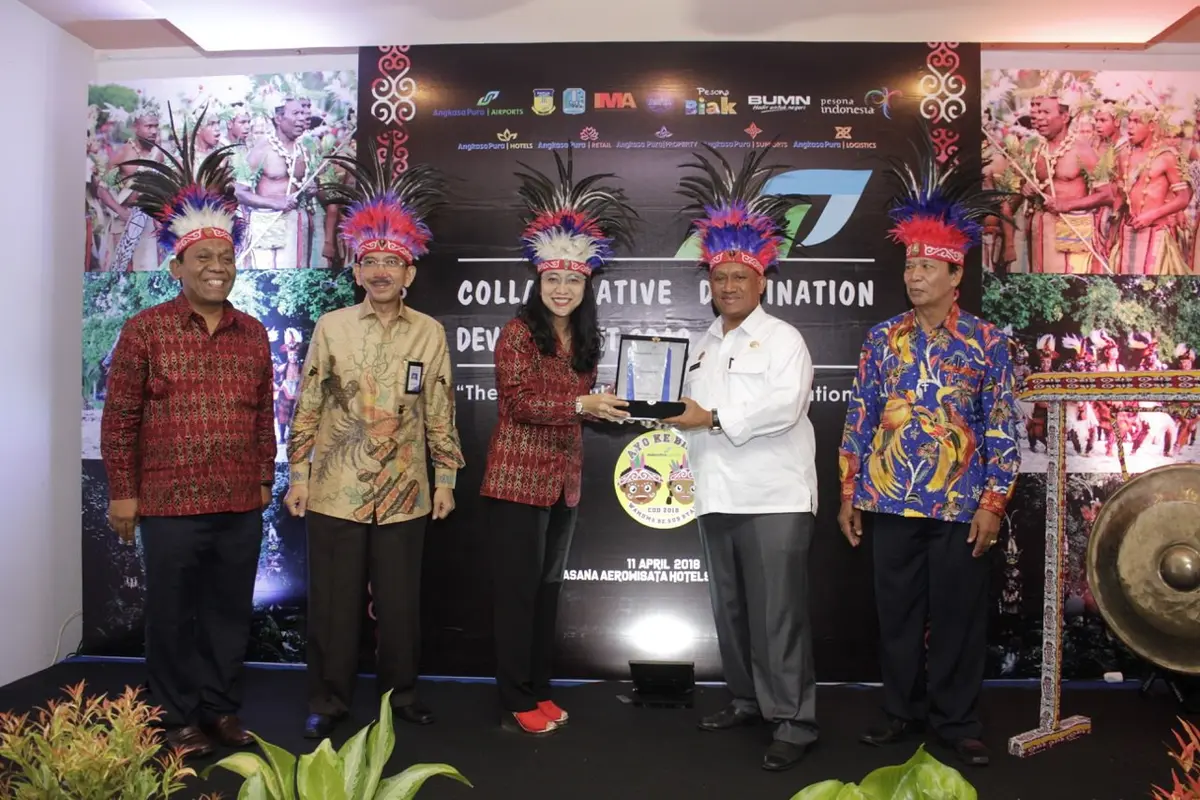 Untuk meningkatkan potensi pariwisata di Biak, Angkasa Pura I menyelenggarakan CDD dengan Tema “The Ethnic Cultural Tourism Destinations”