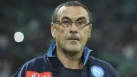 KRITIK - Maurizio Sarri mengritik permainan Naoli kala mengalahkan Fiorentina 2-1, Minggu (18/10/2015) malam WIB. (Football-Italia)