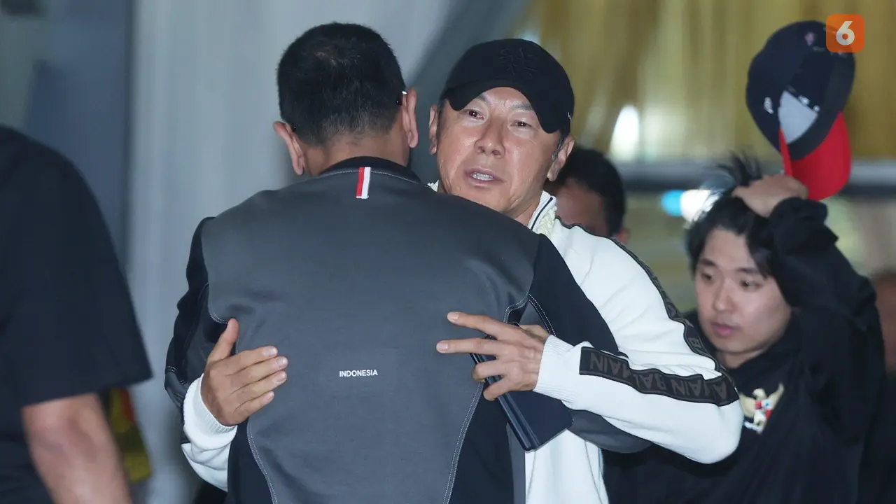 Kedatangan skuad Timnas Indonesia U-23 ke Tanah Air - Shin Tae-yong