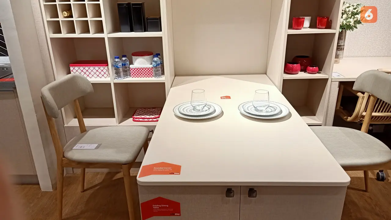 6 Desain Perabot Hemat Tempat nan Elegan dari Showroom Terbaru Idemu
