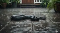 Apa yang Harus Dilakukan Jika Ular Muncul di Teras Setelah Hujan? Ini 7 Langkah Cepat Penanganan Aman
