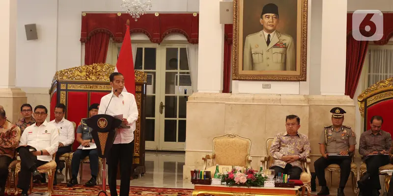 Jokowi Pimpin Sidang Kabinet
