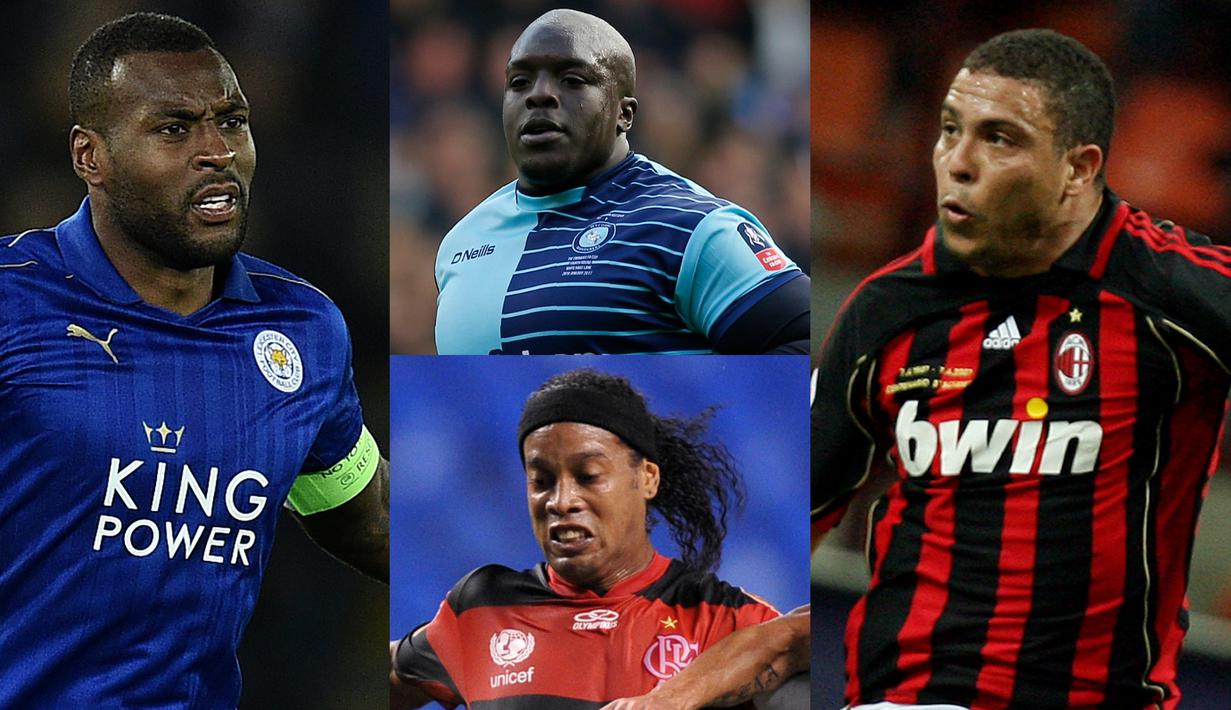 Masalah kelebihan berat badan manjadi hal yang dihindari oleh pesepak bola papan atas dunia. Hal tersebut dikarenakan menurunnya kualitas permainan yang ditampilkan saat merumput. (Kolase Foto AFP)