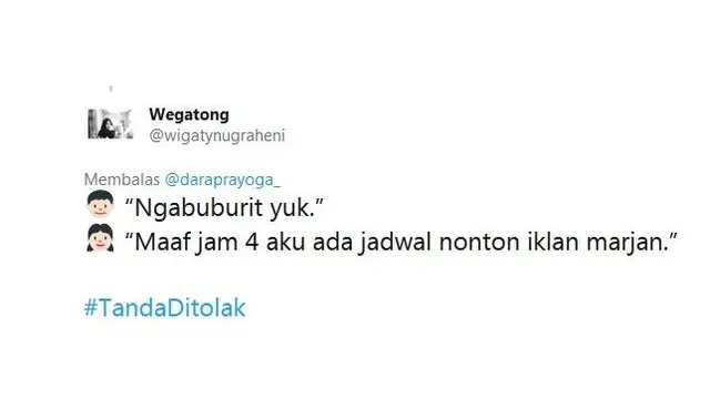 ajakan bukber ditolak (foto: @wigatynugraheni)
