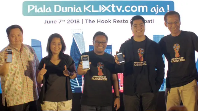 Peluncuran aplikasi Klix TV. Dok: Klix Media