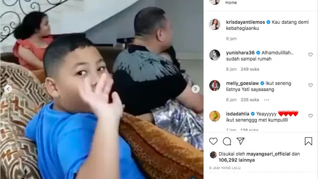 Setahun Terpisah Karena Pandemi, Krisdayanti Akhirnya Bertemu dengan Raul Lemos. (instagram.com/krisdayantilemos)