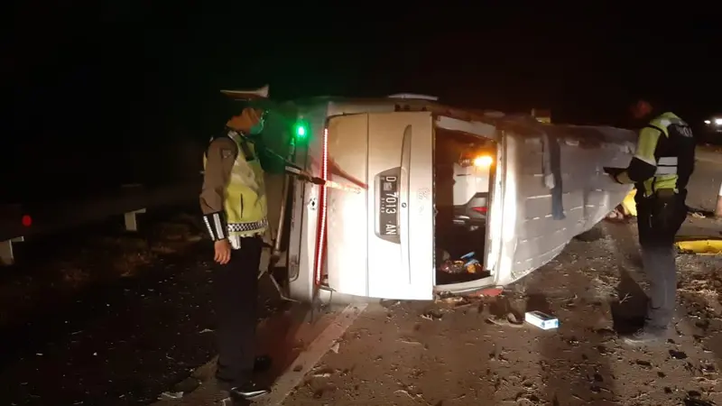 Kecelakaan maut di KM 184 Tol Cipali