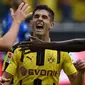 Gelandang Borussia Dortmund asal Amerika Serikat, Christian Pulisic. (AFP/Patrik Stollarz)