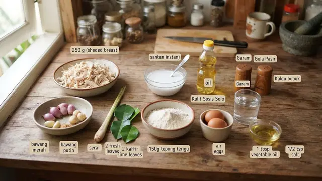 Resep Sosis Solo Isi Ayam Suwir dengan Kulit Tipis, Hasilnya Lembut dan Gurih