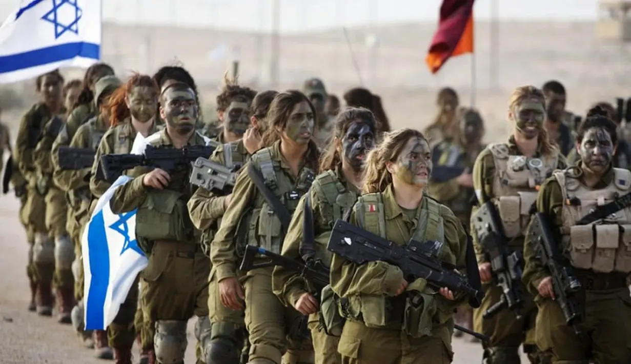 Tidak hanya pria, Israel ternyata memiliki pasukan cantik yang ikut angkat senjata (Istimewa:flickr.com/Israel Defence Forces)