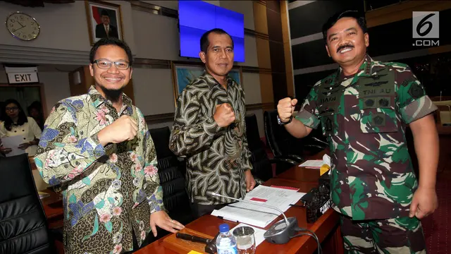 Evaluasi Kinerja 2017, Komisi I DPR Rapat dengan Menhan dan Panglima TNI