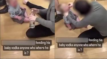 Viral di Facebook usai Cekoki Bayi dengan Miras, Sepasang Orang Tua Akhirnya Ditangkap
