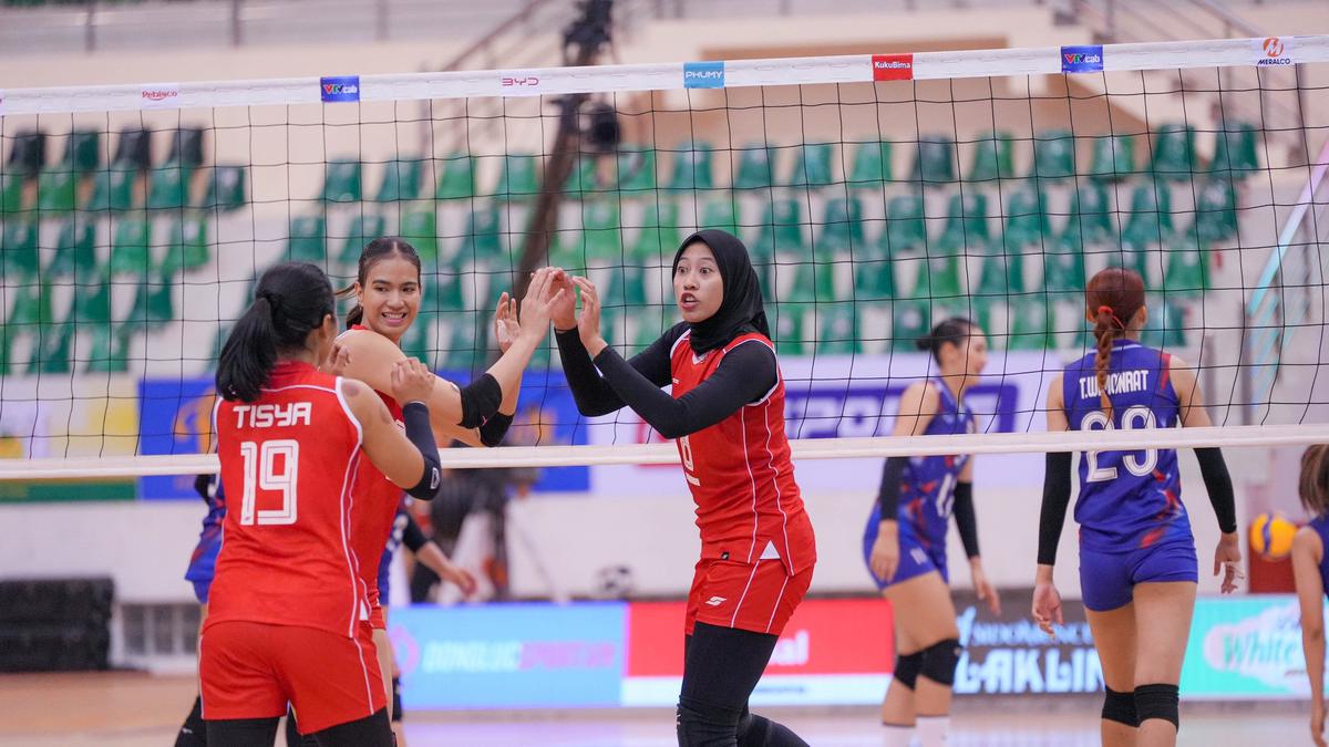 Hasil SEA V League 2025: Timnas Voli Putri Indonesia Kembali Dibungkam Thailand