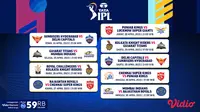 Jadwal Lengkap Indian Premier League 2023 Live Vidio, 25-30 April : Gujarat Titans Vs Mumbai Indians