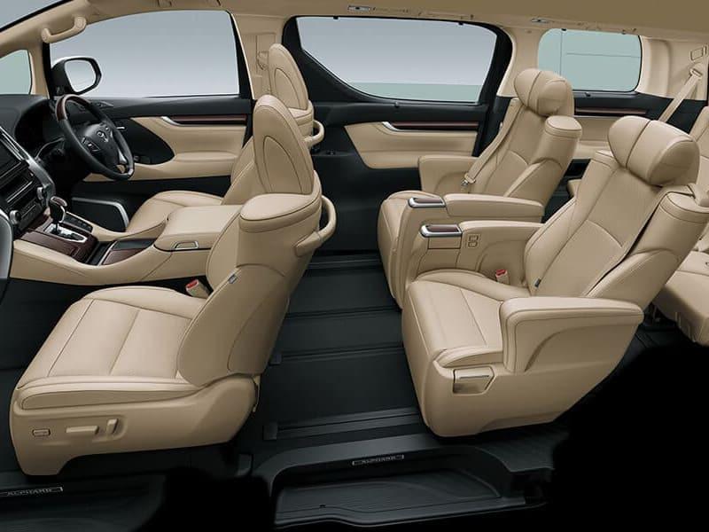 Interior Toyota Alphard saat ini (Toyota)