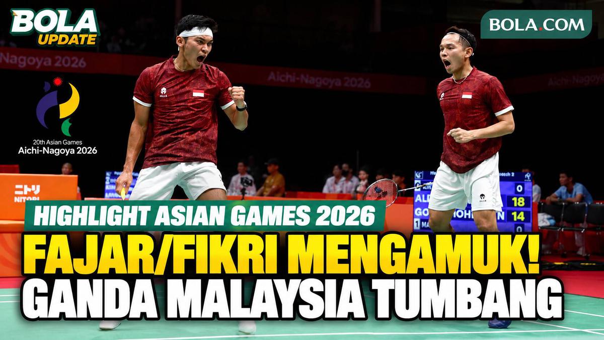 Highlight Fajar Alfian/Muhammad Shohibul Fikri Tumbangkan Ganda Malaysia Goh Sze Fei/Nur Izzuddin di Asian Games 2026
