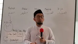 Ustadz Adi Hidayat (UAH) mengisi kajian Islam di Uluu Camii Moskee, Utrecht. (Foto: Liputan6.com/Istimewa)