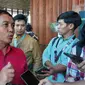 Plt Wakil Kepala Otorita IKN Raja Juli Antoni ditemui usai Reforma Agraria Summit 2024, di Sanur, Bali, Sabtu (15/6/2024). (Arief/Liputan6.com)