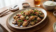 Resep Ayam Jamur Saus Tiram yang Gurih dan Empuk