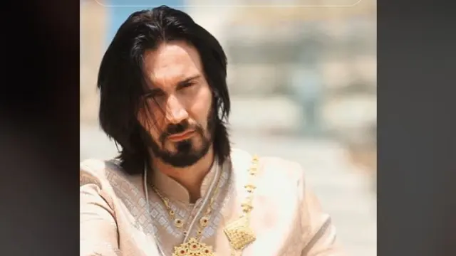Sosok Keanu Reeves KW Jualan Sotong di Thailand , Disebut Mirip Karakter John Wick