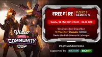 Saksikan Live Streaming Vidio Community Cup Season 5: Free Fire Series 5 di Vidio Malam Ini