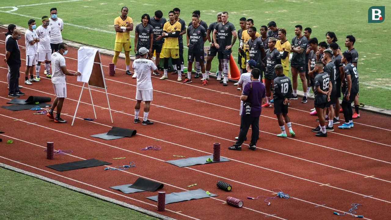 Foto: Gelar Latihan Pungkasan, Persita Tangerang Siap Hadapi Pertandingan Perdana BRI Liga 1