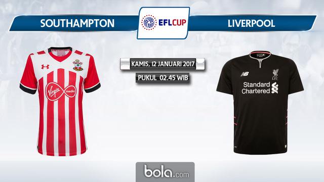 Piala Liga Inggris_Southampton vs Liverpool (Bola.com/Adreanus Titus)