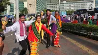 Gelaran pemilihan Abang None Jakarta juga untuk mendukung pengembangan sektor pariwisata dan ekonomi kreatif. (Liputan6.com/Angga Yuniar)