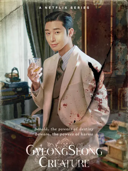 <p>Informan No. 1 Gyeongseong Jang Tae Sang (Park Seo Joon) memancarkan martabat sebagai pemilik Geumokdang, pegadaian terbaik di Gyeongseong, dengan ekspresi wajah percaya diri. (Foto: Netflix)</p>