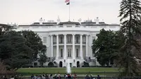 Foto 11 Maret 2020, Gedung Putih di Washington DC, Amerika Serikat (AS). Presiden AS Donald Trump pada Rabu (11/3) mengatakan negaranya akan menangguhkan semua perjalanan dari negara-negara Eropa, kecuali Inggris, selama 30 hari dalam upaya memerangi virus corona Covid-19. (Xinhua/Liu Jie)