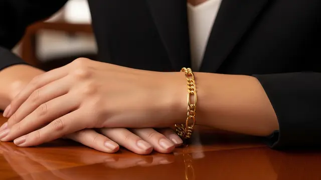 Model Gelang Emas Rantai Besar