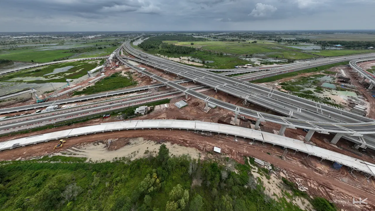 Tiga ruas Tol Trans Sumatera siap beroperasi untuk periode mudik Lebaran 2025. (Foto: Hutama Karya)