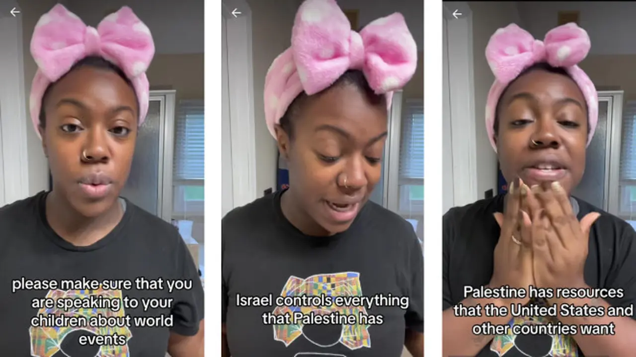 Viral Video Ibu di AS Menjelaskan ke Anaknya tentang Perang Israel vs Palestina dengan Analogi yang Mudah Dipahami.