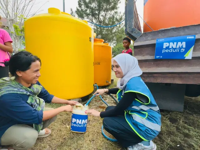 Dua Toren Air untuk Penuhi Kebutuhan Dasar Pengungsi