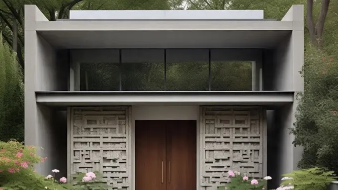 Ilustrasi Model Rumah Tanpa Jendela (Sumber: Meta AI)