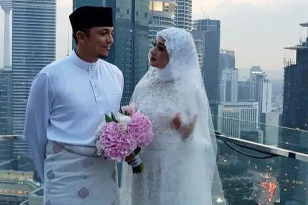 Gaun pengantin Laudya Cynthia Bella