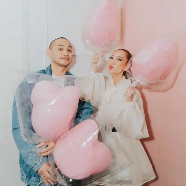 7 Momen Bunga Citra Lestari Rayakan Valentine Pertama Bareng Tiko Aryawardhana