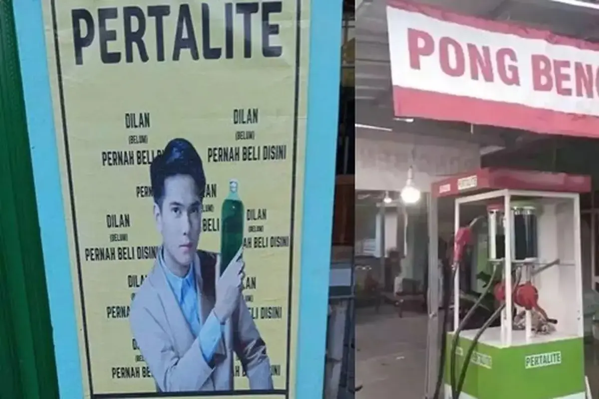 Kumpulan Potret Lucu Pedagang Bensin Eceran yang Bikin Senyum-Senyum Sendiri