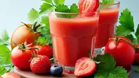 Resep jus tomat stroberi (Sumber merdeka.com).