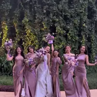 Potret Kebersamaan Mahalini dan Bridesmaid. (Sumber: Instagram/mahaliniraharja/tagged)