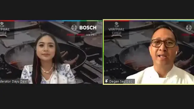 Konferensi pers Bosch Virtual Chef untuk Mendukung UMKM Kuliner Indonesia