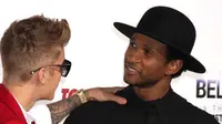 Usher Benci Pernyataan Justin Bieber Tentang Rasis