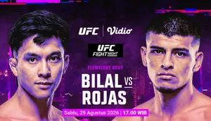 UFC Fight Night - Bilal vs Rojas: Debutnya “The Indo Ninja” dari kelas Flyweight di Vidio