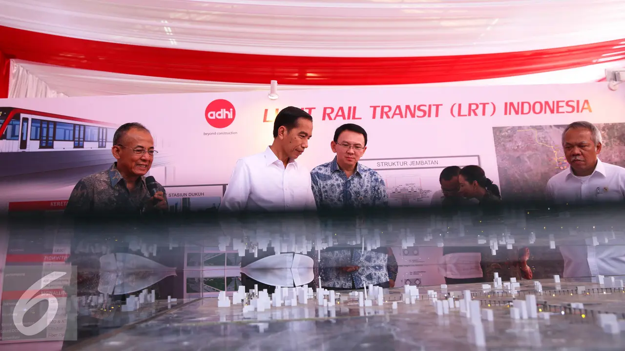 20150909-Jokowi Kunjungi Proyek LRT-Jakarta