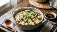Resep Sup Tahu Enoki, Hangat Gurih yang Ringan dan Cocok untuk Menu Sehari-hari