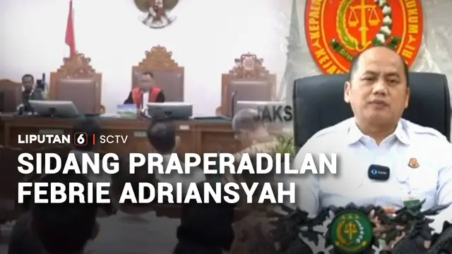 Sidang Praperadilan, Febrie Adriansyah Minta Barang Sitaan Dikembalikan