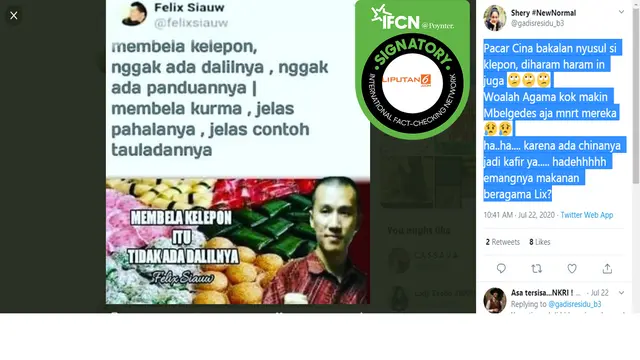 felix siauw hoaks