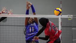 Jakarta Pertamina Fastron tampil dominan dalam pertandingan pekan ketiga putaran pertama itu. Mereka hanya membutuhkan waktu 1 jam 28 menit untuk meraih kemenangan. (Bola.com/Bagaskara Lazuardi)