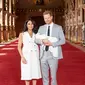 Pangeran Harry dan Meghan Markle memperkenalkan bayi mereka (Dominic Lipinski/AP)