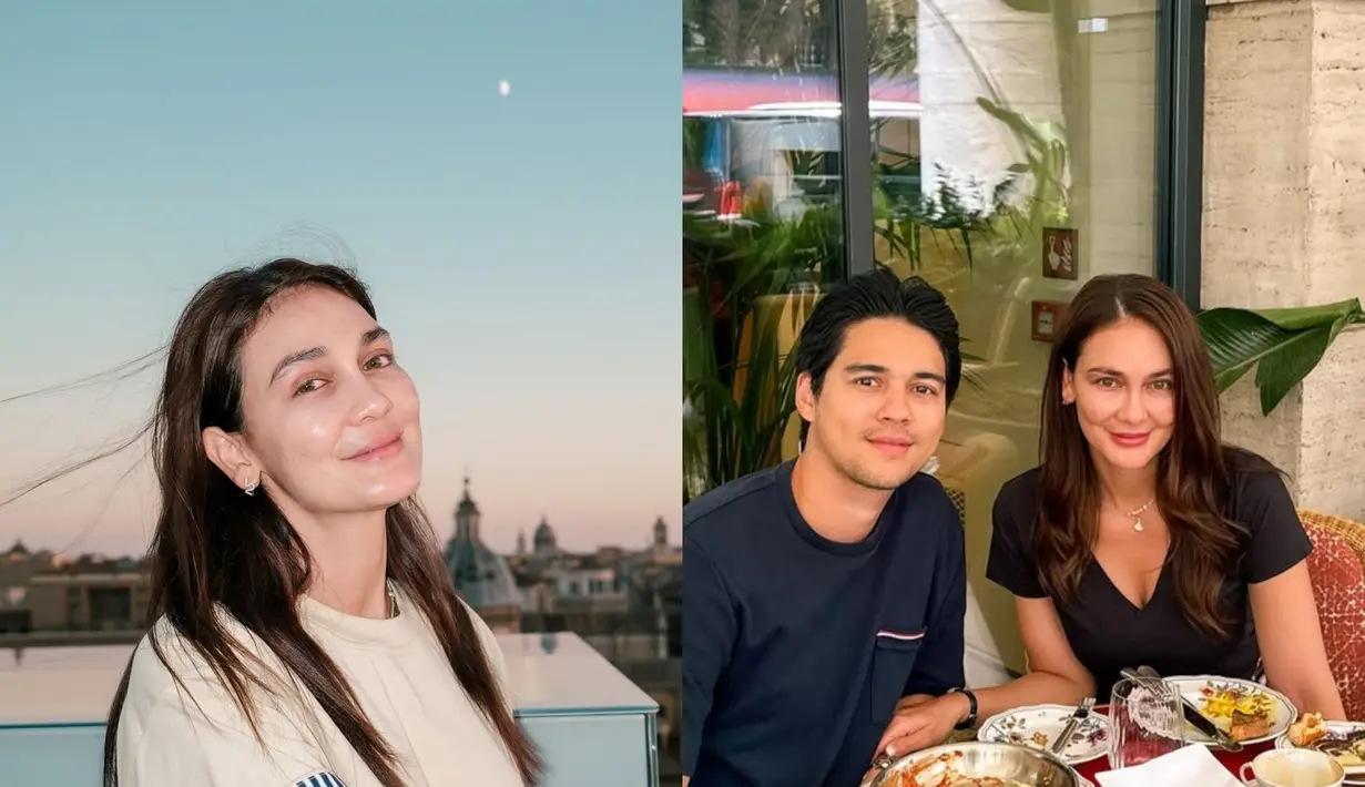 Honeymoon di Italia, Luna Maya dan Maxime Bouttier menginap di Bvlgari Hotel Roma. Selama menginap di Bvlgari Hotel, Luna Maya tampilkan pesona cantik natural [@lunamaya]